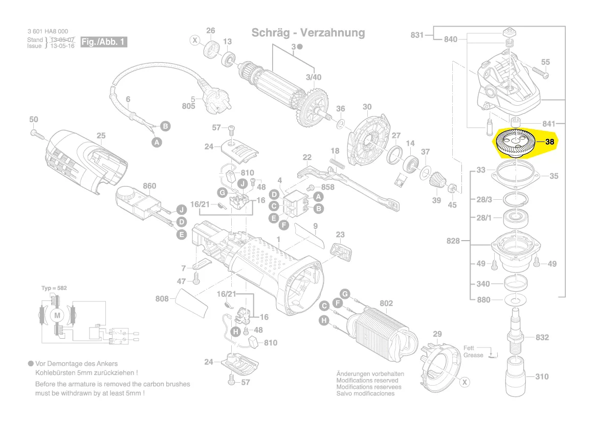 Couronne d\'angle réf. 1 619 P02 823 BOSCH